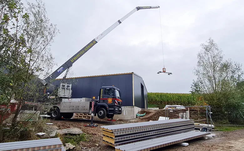 Kranservice | Dachdeckermeister Gebrüder Neumann | Schwelm/NRW